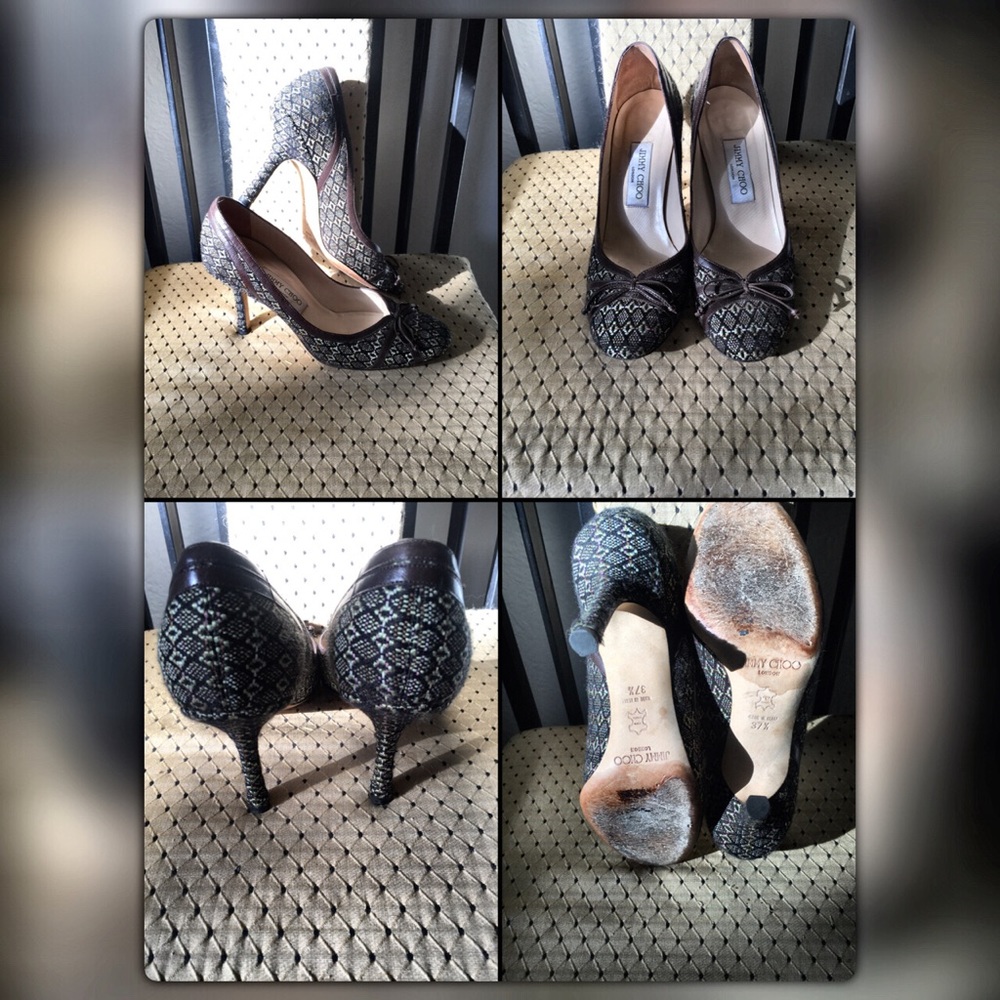 Jimmy Choo knit pumps